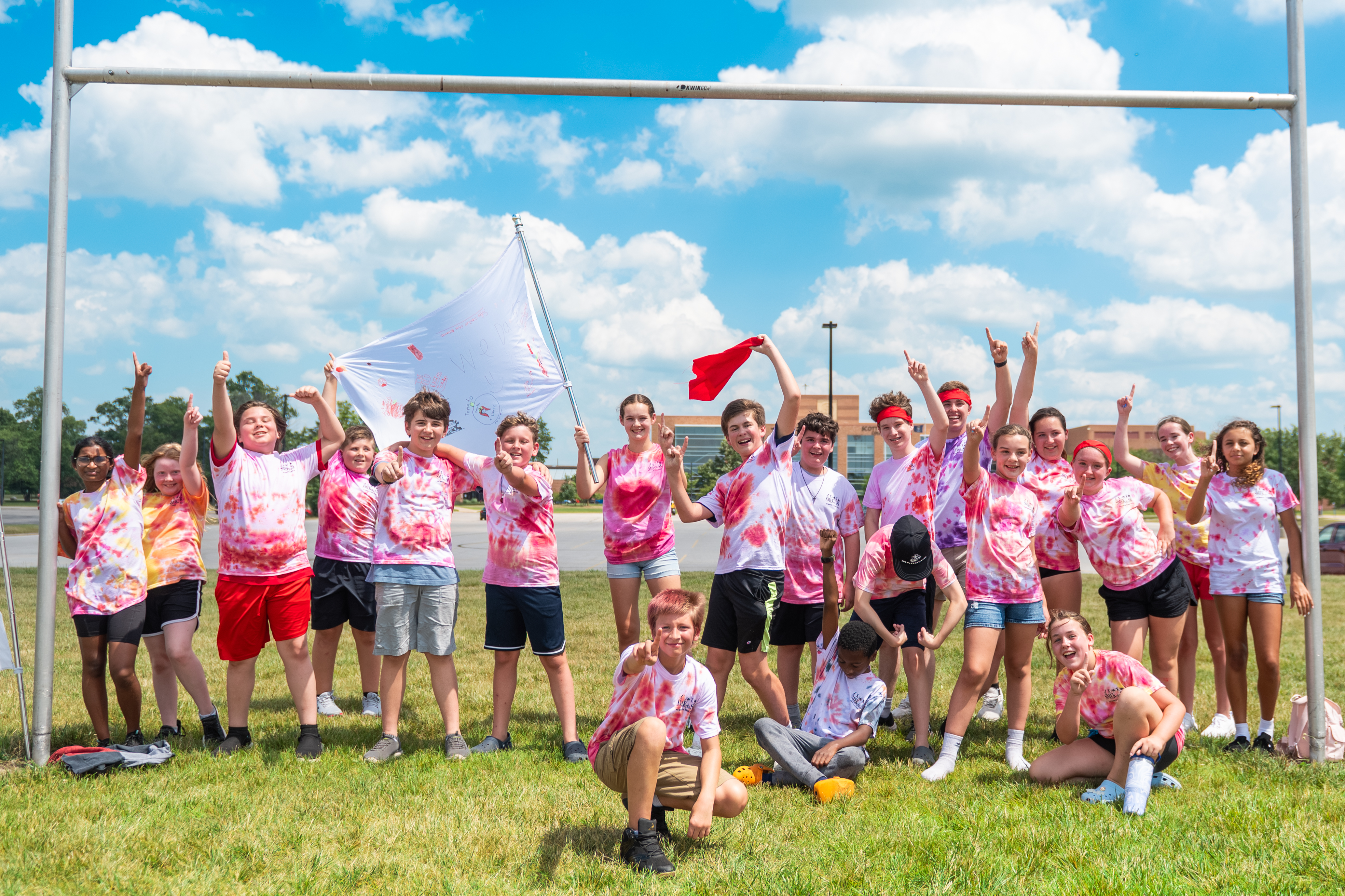 Students in SMEK camp captured the flag.